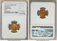 Estados Unidos gold 2 Pesos 1871 AU Details (Bent) NGC, Medellin mint, KM-A154. 

HID09801242017

© 2022 Heritage Auctions | All Rights Reserved