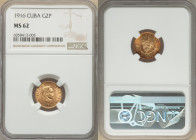 Republic gold 2 Pesos 1916 MS62 NGC, Philadelphia mint, KM17, Fr-6. 

HID09801242017

© 2022 Heritage Auctions | All Rights Reserved