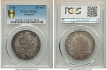 Frederik V Krone 1748 MS62 PCGS, KM572. 

HID09801242017

© 2022 Heritage Auctions | All Rights Reserved