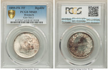 Frederik VII Rigsdaler 1855 FK-FF MS65 PCGS, Altona mint, KM760.2. Orb mm. 

HID09801242017

© 2022 Heritage Auctions | All Rights Reserved