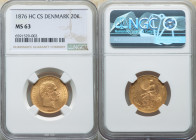 Christian IX gold 20 Kroner 1876 (h)-CS MS63 NGC, Copenhagen mint, KM791.1, Fr-295. 

HID09801242017

© 2022 Heritage Auctions | All Rights Reserved