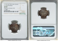Stephen (1135-1154) Penny ND (1136-1145) AU58 NGC, Winchester mint, Saiet as moneyer, Cross Moline (Watford) type, S-1278, N-873.1.34gm. From the Hist...