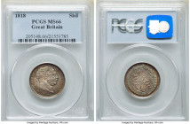 George III Shilling 1818 MS66 PCGS, KM666, S-3790. Seafoam, peach and lemon hues of color. Highest grade certified. 

HID09801242017

© 2022 Heritage ...