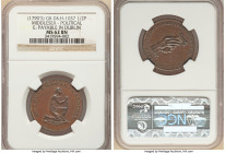 Middlesex. Political copper 1/2 Penny Token ND (1790's) MS62 Brown NGC, D&H-1037. Edge: PAYABLE IN DUBLIN 

HID09801242017

© 2022 Heritage Auctions |...