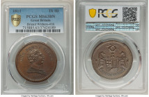 Somersetshire. Bristol copper Penny Token 1811 MS63 Brown PCGS, Withers-416. 

HID09801242017

© 2022 Heritage Auctions | All Rights Reserved