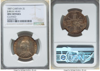 Victoria Florin 1887 UNC Details (Cleaned) NGC, KM762, S-3925. Jubilee head. 

HID09801242017

© 2022 Heritage Auctions | All Rights Reserved
