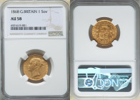 Victoria gold Sovereign 1868 AU58 NGC, KM736.2, S-3853. With Die #25. 

HID09801242017

© 2022 Heritage Auctions | All Rights Reserved