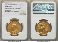 Victoria gold 2 Pounds 1887 AU Details (Removed From Jewelry) NGC, KM768, S-3865. 

HID09801242017

© 2022 Heritage Auctions | All Rights Reserved