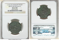 Bela III (1172-1163) Follis MS62 Brown NGC, Rethy-98 (under Stephan IV 1162-1163), Huszar-72. 

HID09801242017

© 2022 Heritage Auctions | All Rights ...