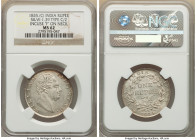 British India. William IV Rupee 1835-(c) MS62 NGC, Calcutta mint, KM450.3, S&W-1.39 Type C/2 Incuse "F" on neck. 

HID09801242017

© 2022 Heritage Auc...