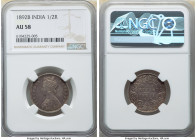 British India. Victoria 1/2 Rupee 1892-B AU58 NGC, Bombay mint, KM491. 

HID09801242017

© 2022 Heritage Auctions | All Rights Reserved