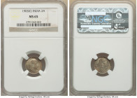 British India. Edward VII 2 Annas 1903-(c) MS65 NGC, Calcutta mint, KM505. 

HID09801242017

© 2022 Heritage Auctions | All Rights Reserved