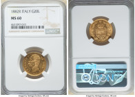 Umberto I gold 20 Lire 1882-R MS60 NGC, Rome mint, KM21. 

HID09801242017

© 2022 Heritage Auctions | All Rights Reserved