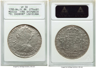 Charles III "El Cazador" Shipwreck 8 Reales 1783 Mo-FF VF30 ANACS, Mexico City mint, KM106.2. From the Doc Madison Collection 

HID09801242017

© 2022...
