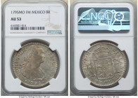 Charles IV 8 Reales 1795 Mo-FM AU53 NGC, Mexico City mint, KM109. 

HID09801242017

© 2022 Heritage Auctions | All Rights Reserved