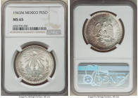 Estados Unidos Peso 1943-M MS65 NGC, Mexico City mint, KM455. 

HID09801242017

© 2022 Heritage Auctions | All Rights Reserved