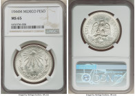 Estados Unidos Peso 1944-M MS65 NGC, Mexico City mint, KM455. 

HID09801242017

© 2022 Heritage Auctions | All Rights Reserved