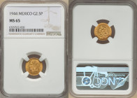 Estados Unidos gold 2-1/2 Pesos 1944 MS65 NGC, Mexico City mint, KM463, Fr-169. 

HID09801242017

© 2022 Heritage Auctions | All Rights Reserved
