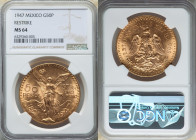 Estados Unidos gold Restrike 50 Pesos 1947 MS64 NGC, Mexico City mint, KM481, Fr-172R. 

HID09801242017

© 2022 Heritage Auctions | All Rights Reserve...