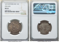 Zeeland. Provincial Hoedjesschelling (6 Stuivers) 1672 MS62 NGC, Middleburg mint, KM50. First year of type. 

HID09801242017

© 2022 Heritage Auctions...