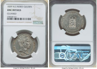 Dutch Colony. Willem I Gulden 1839-(u) UNC Details (Cleaned) NGC, Utrecht mint, KM300a. Two year type. 

HID09801242017

© 2022 Heritage Auctions | Al...