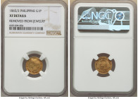 Spanish Colony. Isabel II gold Peso 1865/3 XF Details (Removed From Jewelry) NGC, Manila mint, KM142, Fr-3. 

HID09801242017

© 2022 Heritage Auctions...