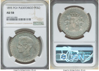 Spanish Colony. Alfonso XIII Peso 1895 PG-V AU58 NGC, Madrid mint, KM24. 

HID09801242017

© 2022 Heritage Auctions | All Rights Reserved