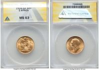 George V gold Sovereign 1926-SA MS63 ANACS, Pretoria mint, KM21, S-4001. 

HID09801242017

© 2022 Heritage Auctions | All Rights Reserved