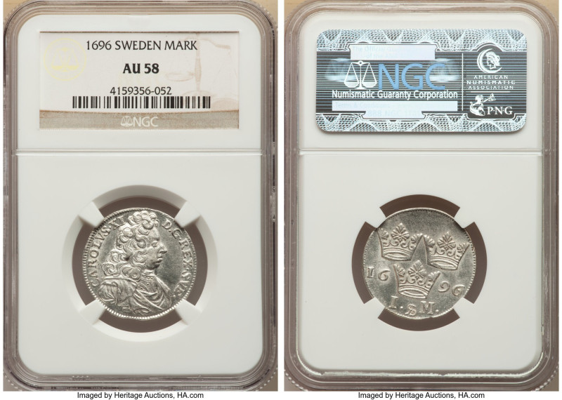 Carl XI Mark 1696 AU58 NGC, Stockholm mint, KM295, AAH-181. 

HID09801242017

© ...