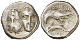 (340-313 a.C.). Tracia. Istros. Estátera. (S. 1669 var) (CNG. III, 1801). 5,68 g. MBC.