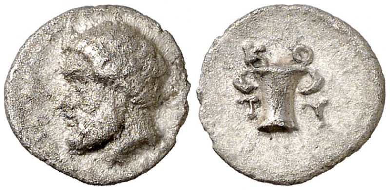 Kotys I (383-359 a.C.). Kypsela. Trihemióbolo. (S. 1723) (CNG. III, 1696). 0,85 ...