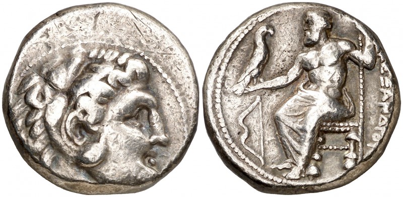 Imperio Macedonio. Alejandro III, Magno (336-323 a.C.). Salamis. Tetradracma. (S...