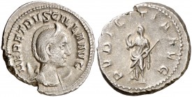 (250-251 d.C.). Herennia Etruscilla. Antoniniano. (Spink 9494) (S. 17) (RIC. 58b). 5,42 g. MBC+.