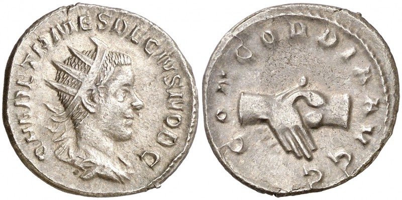 (251 d.C.). Herennio Etrusco. Antoniniano. (Spink 9518) (S. 4) (RIC. 138). 3,72 ...