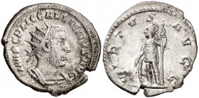 (253-255 d.C.). Galieno. Antoniniano. (Spink 10411) (S. 1288) (RIC. 181). 3,42 g. MBC+.