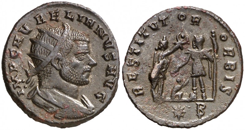 (272 d.C.). Aureliano. Antoniniano. (Spink 11598) (Co. 212 var) (RIC. 349 var). ...