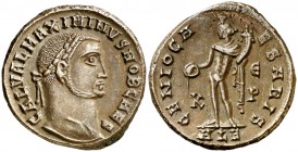 (308-310 d.C.). Maximino II, Daza. Alejandría. Follis. (Spink 14730) (Co. 40) (RIC. 100a). 7,25 g. EBC-.