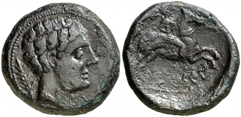 Ausescen (Vic). As. (FAB. 171) (ACIP. 1298). 13,95 g. Rara. MBC-.