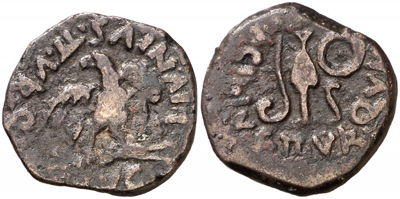 Octavio Augusto. Cartagonova (Cartagena). Semis. (FAB. 583) (ACIP. 2532). 5,24 g...