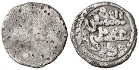 Almorávides. Ali ibn Yusuf. 1/2 Quirate. (V. 1690) (Hazard 934). 0,47 g. Rara. MBC.