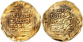 AH 995. Turcos otomanos. Murad III ibn Selim. (Tilimsan). Doble dinar. (Mitchiner W. of I. 1261) (S.Album 1331). 4,10 g. Acuñación otomana en Argelia,...
