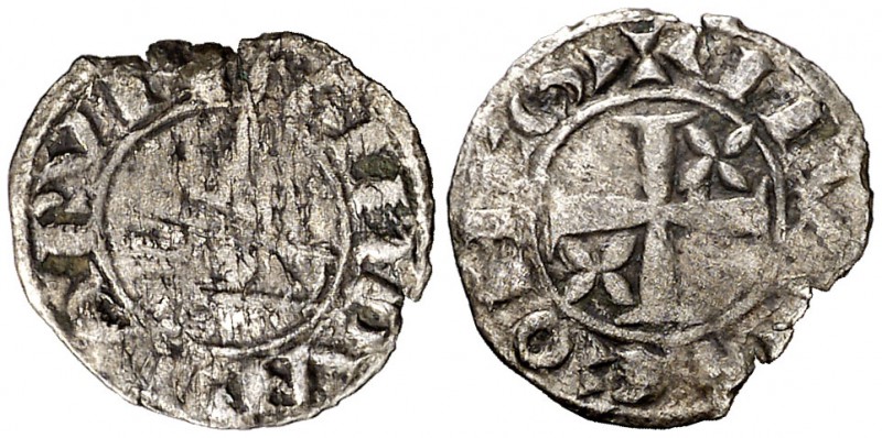 Comtat d'Empúries. Hug III (1153-1173). Empúries. Òbol. (Cru.V.S. 95) (Cru.C.G. ...