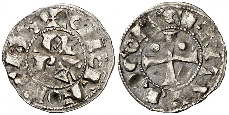 (s. XI-1426). Vescomtat de Bearn. A nombre de Cèntul. Òbol morlà. (Cru.V.S. 167)...
