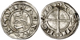 Comtat de Provença. Alfons I (1162-1196). Provença. Ral coronat. (Cru.V.S. 170) (Cru.Occitània 96) (Cru.C.G. 2104). 0,87 g. MBC.
