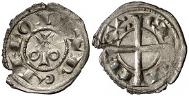 Alfons I (1162-1196). Barcelona. Òbol. (Cru.V.S. 297) (Cru.C.G. 2101). 0,41 g. Escasa. MBC+.