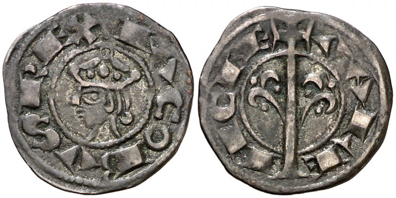 Jaume I (1213-1276). València. Diner. (Cru.V.S. 316 var) (Cru.C.G. 2129). 0,95 g...