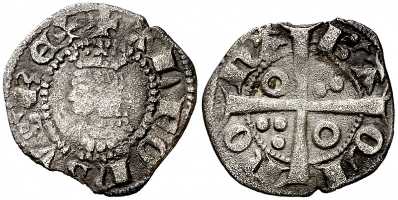Alfons III (1327-1336). Barcelona. Diner. (Cru.V.S. 367) (Cru.C.G. 2185). 0,80 g...