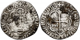 Martí I (1396-1410). Mallorca. Ral. (Cru.V.S. 519) (Cru.C.G. 2322). 2,89 g. Oxidaciones. Rara. (BC+).
