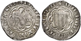 Frederic III de Sicília (1296-1337). Sicília. Pirral. (Cru.V.S. 574) (Cru.C.G. 2561). 3,23 g. MBC/MBC+.