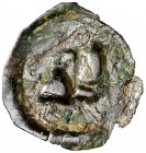 Agramunt. Senyal. (Cru.L. 1011 var) (Cru.C.G. 3612 var). 0,36 g. Rara. MBC.